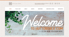 Desktop Screenshot of huttobible.com